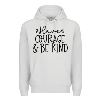 Dove Grey be kind Premium Hoodie - Unal Design