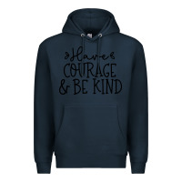 Navy be kind Premium Hoodie - Unal Design
