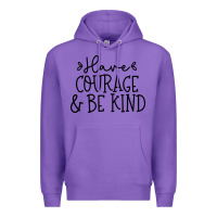 Purple be kind Premium Hoodie - Unal Design