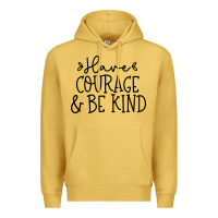 Antique Gold be kind Premium Hoodie - Unal Design