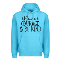 Ocean Blue be kind Premium Hoodie - Unal Design