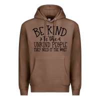 Chestnut be kind Premium Hoodie - Unal Design