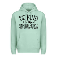 Seafoam be kind Premium Hoodie - Unal Design