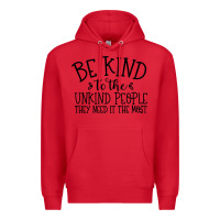 Red be kind Premium Hoodie - Unal Design