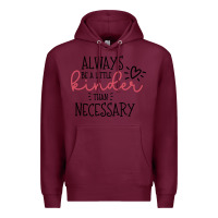 Burgundy always Premium Hoodie - Unal Design