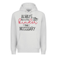 Dove Grey always Premium Hoodie - Unal Design