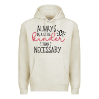 Oatmeal Heather always Premium Hoodie - Unal Design