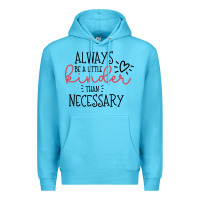 Ocean Blue always Premium Hoodie - Unal Design