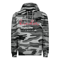 Slate Camo always Premium Hoodie - Unal Design