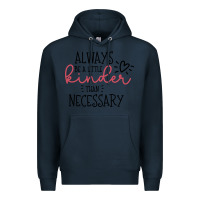 Navy always Premium Hoodie - Unal Design