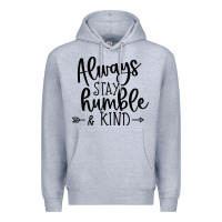 Heather Grey kind Premium Hoodie - Unal Design