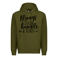 Army Green kind Premium Hoodie - Unal Design