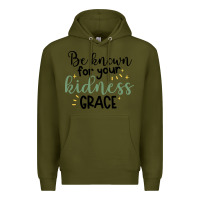 Army Green kidness Premium Hoodie - Unal Design