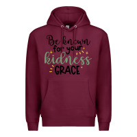 Burgundy kidness Premium Hoodie - Unal Design