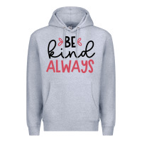 Heather Grey kind Premium Hoodie - Unal Design