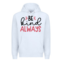 White kind Premium Hoodie - Unal Design