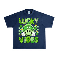 Navy lucky vibes Urban Heavy Tee - Artiststas