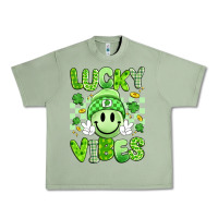Oil Green lucky vibes Urban Heavy Tee - Artiststas