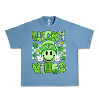 Pebble Blue lucky vibes Urban Heavy Tee - Artiststas