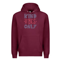 Burgundy kind Premium Hoodie - Unal Design