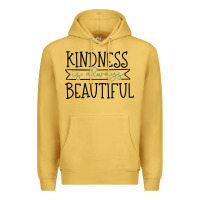 Antique Gold kindness Premium Hoodie - Unal Design