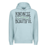 Blue Mist kindness Premium Hoodie - Unal Design