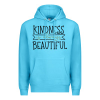 Ocean Blue kindness Premium Hoodie - Unal Design