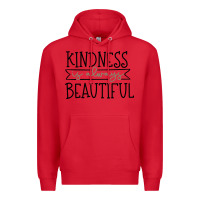 Red kindness Premium Hoodie - Unal Design