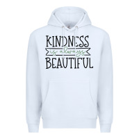 White kindness Premium Hoodie - Unal Design