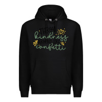 Black kindness Premium Hoodie - Unal Design