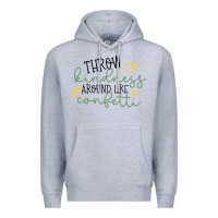 Heather Grey kindness Premium Hoodie - Unal Design