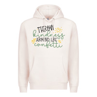 Pale Pink kindness Premium Hoodie - Unal Design