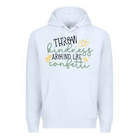 White kindness Premium Hoodie - Unal Design
