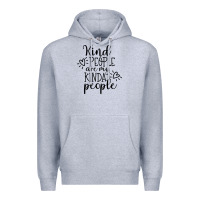 Heather Grey kind Premium Hoodie - Unal Design