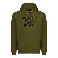 Army Green kind Premium Hoodie - Unal Design