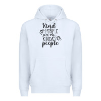 White kind Premium Hoodie - Unal Design