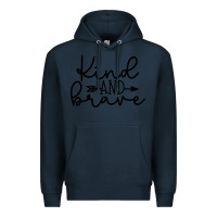 Navy kind Premium Hoodie - Unal Design