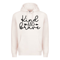 Pale Pink kind Premium Hoodie - Unal Design