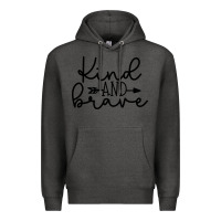 Charcoal Heather kind Premium Hoodie - Unal Design