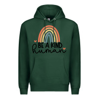Sports Green be a kind Premium Hoodie - Unal Design