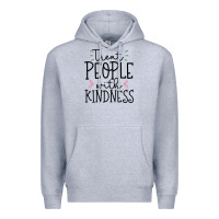 Heather Grey people Premium Hoodie - Unal Design