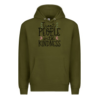 Army Green people Premium Hoodie - Unal Design