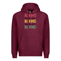 Burgundy kind Premium Hoodie - Unal Design