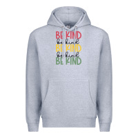 Heather Grey kind Premium Hoodie - Unal Design