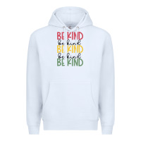 White kind Premium Hoodie - Unal Design