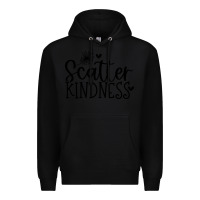 Black kindness Premium Hoodie - Unal Design