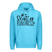 Ocean Blue kindness Premium Hoodie - Unal Design