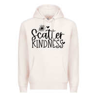Pale Pink kindness Premium Hoodie - Unal Design