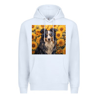 White australian shepherd Premium Hoodie - Unal Design
