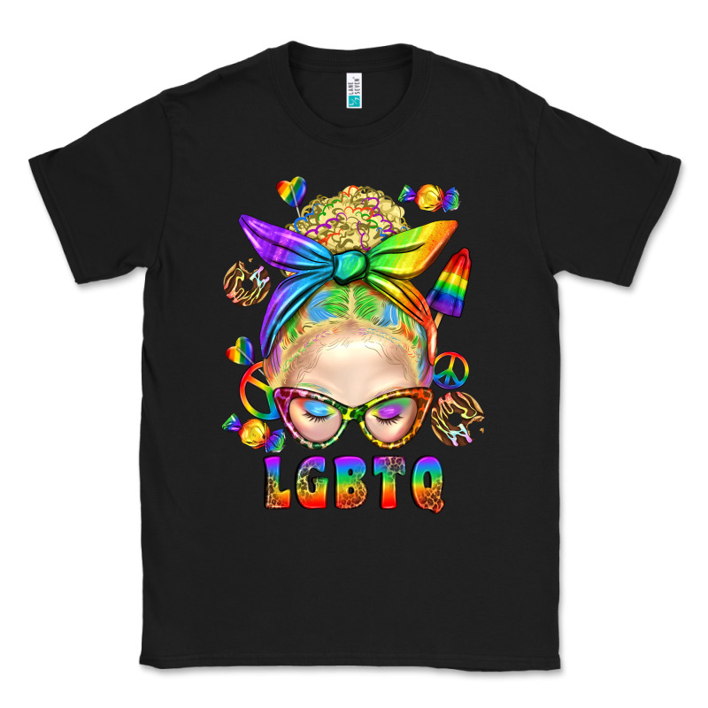 Lgbtq+ Messy Bun With Snacks Classic Tee by BundleAndBundleShop | Teevron